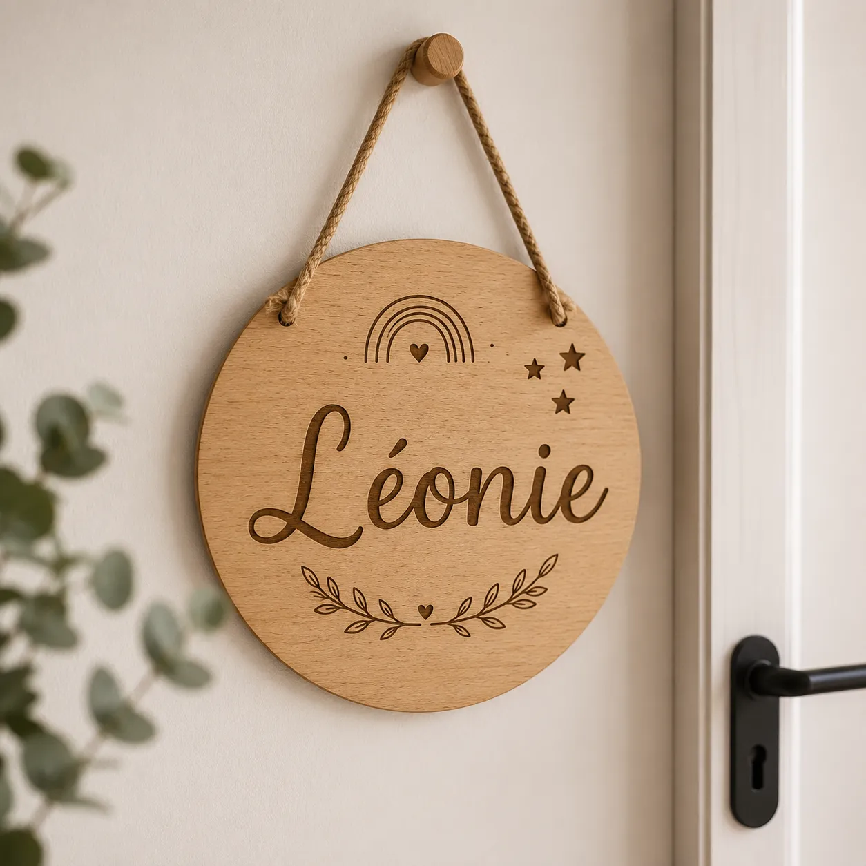Décoration prénom enfant ou plaque de porte